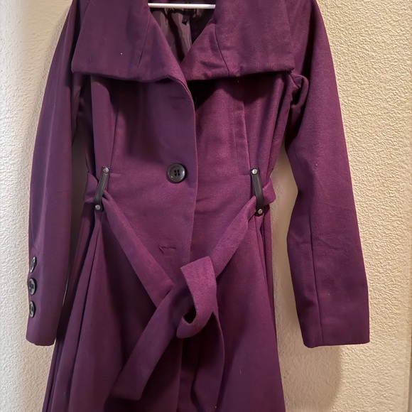 Jackets & Blazers - Womens winter coat purple minimalist y2k purchased in 2000